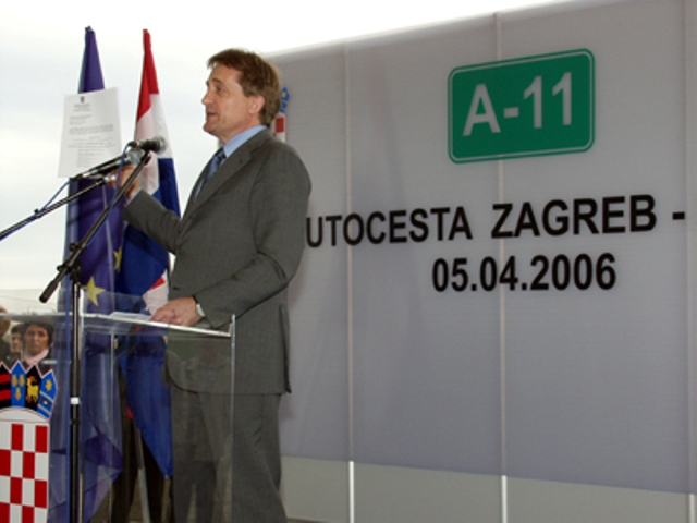 2006.04.05. - Autocesta A11, Zagreb-Sisak, otvaranje radova